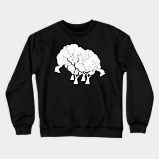 Nature Wild Elephant Crewneck Sweatshirt